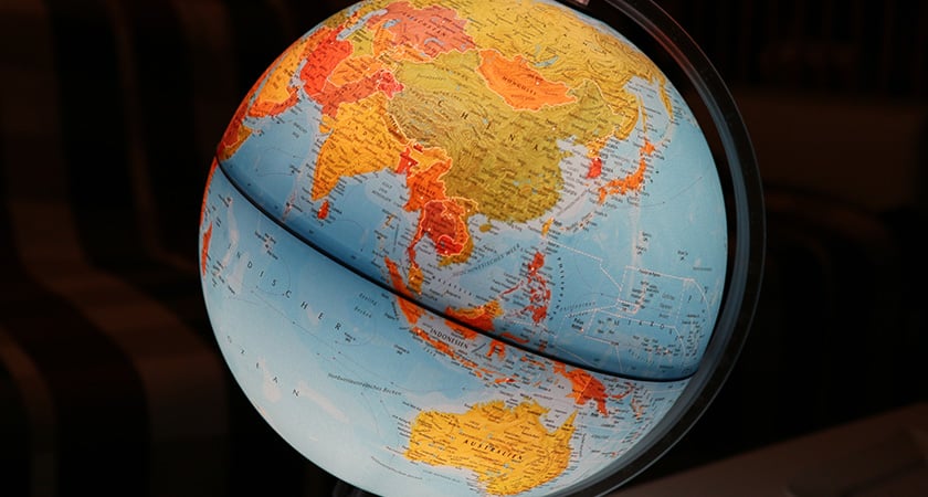 What is Global Expansion? | TopSource Blog Feature Image - Picture of the Globe