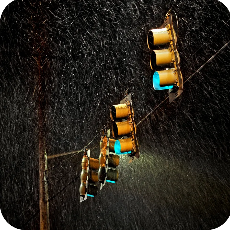 traffic lights representing IP protection