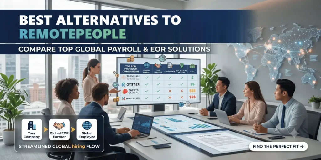 Best RemotePeople alternatives for global payroll and EOR